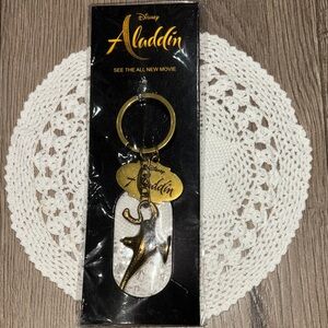 Disney Aladdin Keyring with Lamp Charm